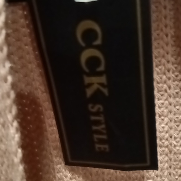 FINAL PRICE NWT CCK STYLE beautiful mauve l/s braided maxi cardigan - Picture 10 of 10